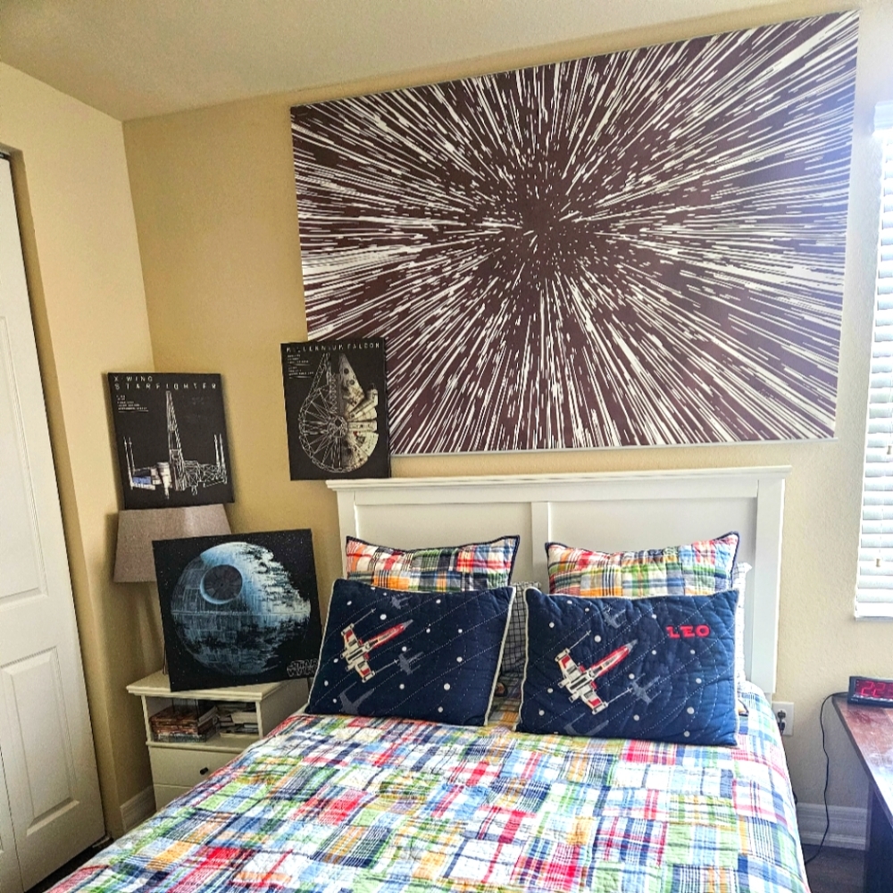 Pottery Barn Kids Star Wars Complete Bedeoom Set 9 Pieces